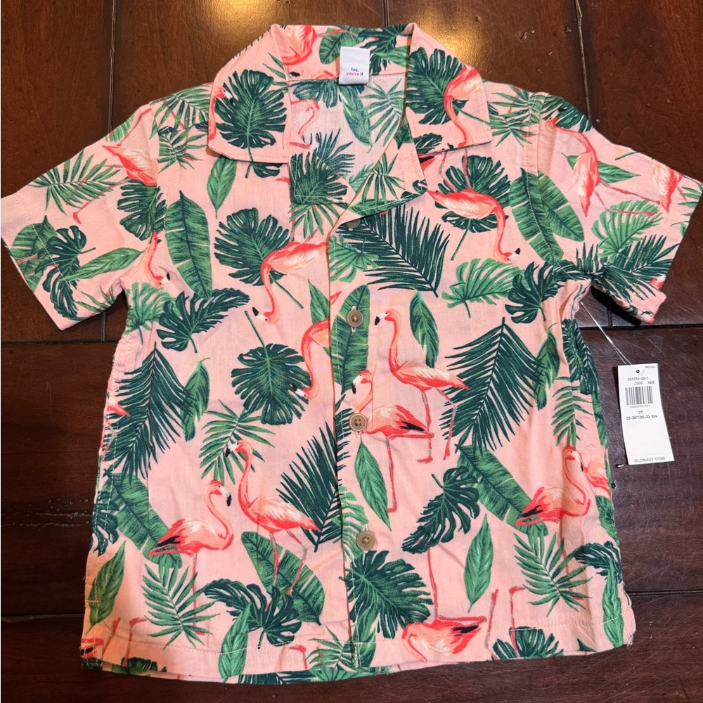 Tropical Flamingo Kids Shirt